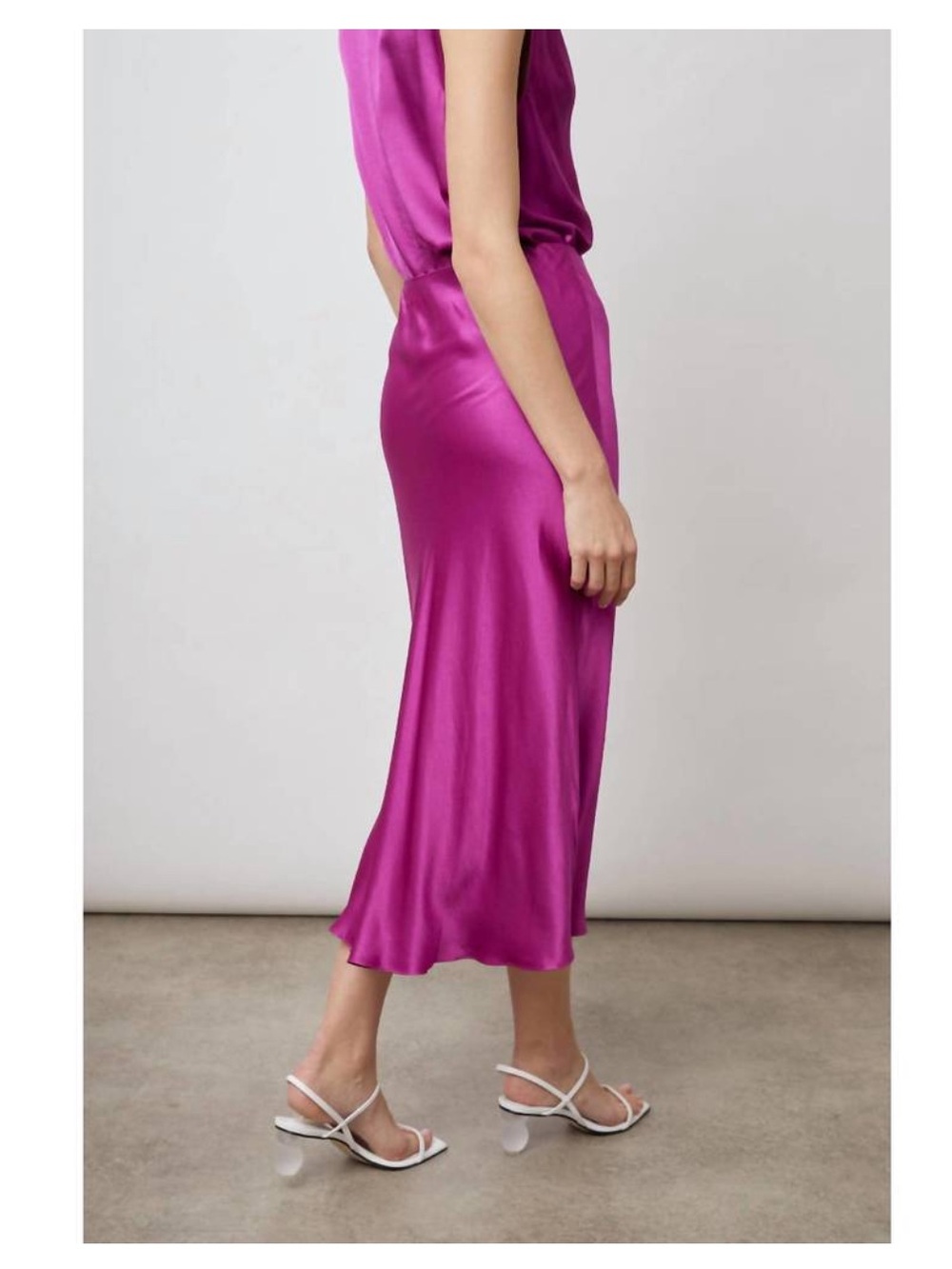 Rails Maya Satin Midi Skirt Radiance - Picture 2 of 8